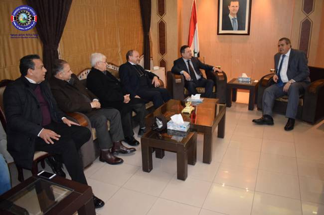 الدبس يطرح هموم الصناعيين على طاولة وزير التجارة الداخلية 