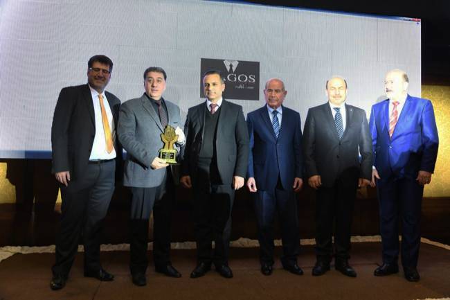 الصناعي سامر رباطة مكرماً في حفل تكريم نخبة رجال أعمال وسيدات سورية لعام 2018