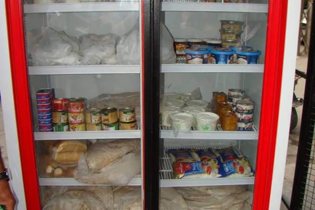 براد خيري لتوزيع الطعام للمحتاجين في مدينة جرمانا 