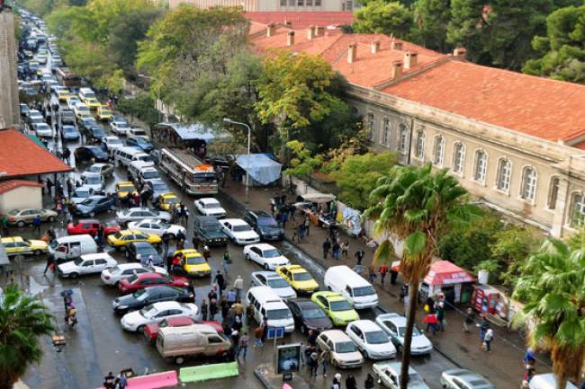 محافظة دمشق: تنفيذ حل مروري لتخفيف الازدحام عند تقاطع البرامكة