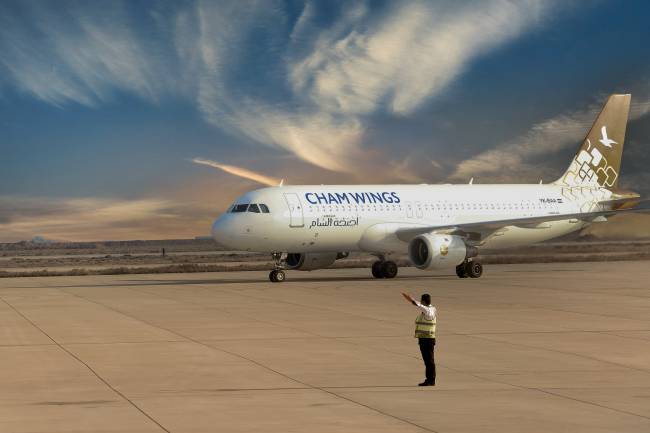 أجنحة الشام للطيران تبدأ بتشغيل رحلاتها المباشرة بين حلب والشارقة 