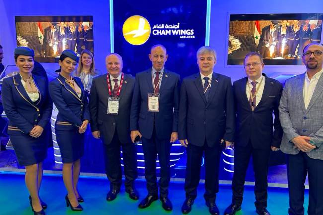 مشاركة متميزة لأجنحة الشام للطيران في سوق السفر العربي ATM وجديدها بمناسبة المعرض تطبيق برنامج الولاء (شام مايلز) لعملائها