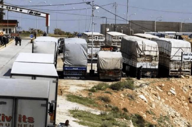 تحسن كبير  في صادرات الخضر والفواكه إلى الخليج والعراق بالتزامن مع انسياب الحركة بمعبر جابر