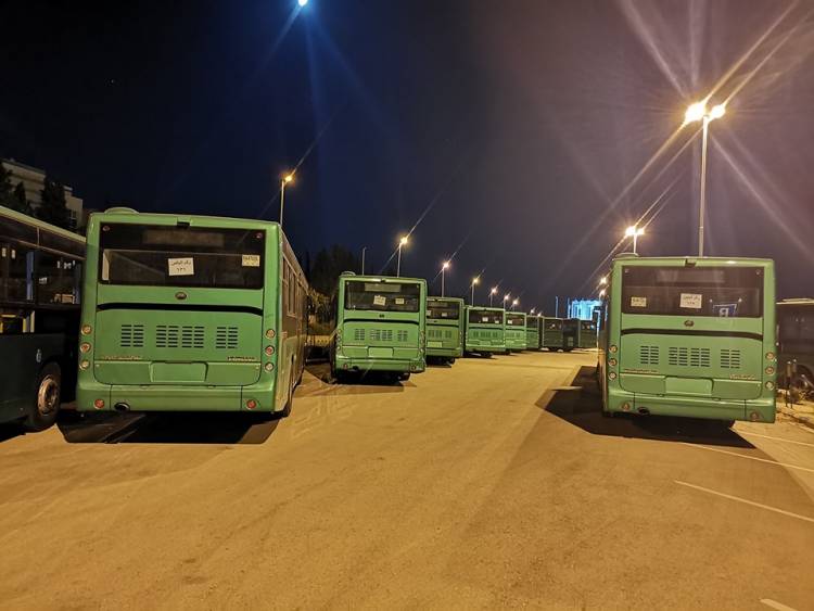 سورية تتسلم 100 باص نقل داخلي مقدمة منحة من الحكومة الصينية 