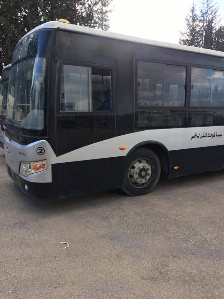 30 باص نقل داخلي جديد لدمشق وريفها توزعت على عدة خطوط .. وشركة خاصة تتولى خط جديد 