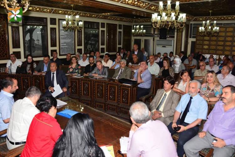 تكليف أعضاء المكتب التنفيذي لمحافظة دمشق بالإشراف  على دوائر الخدمات